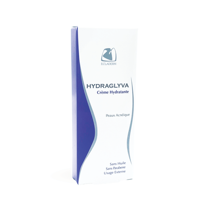 Hydraglyva Hydrating Facial Moisturizer for Oily to Acne-Prone Skin from Ecladerm